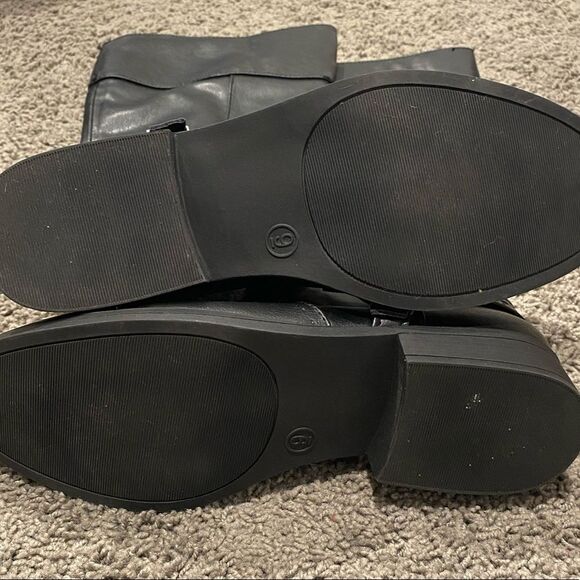 Xhilaration Black boots NWOB - Picture 3 of 4